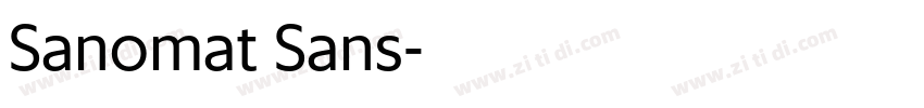 Sanomat Sans字体转换